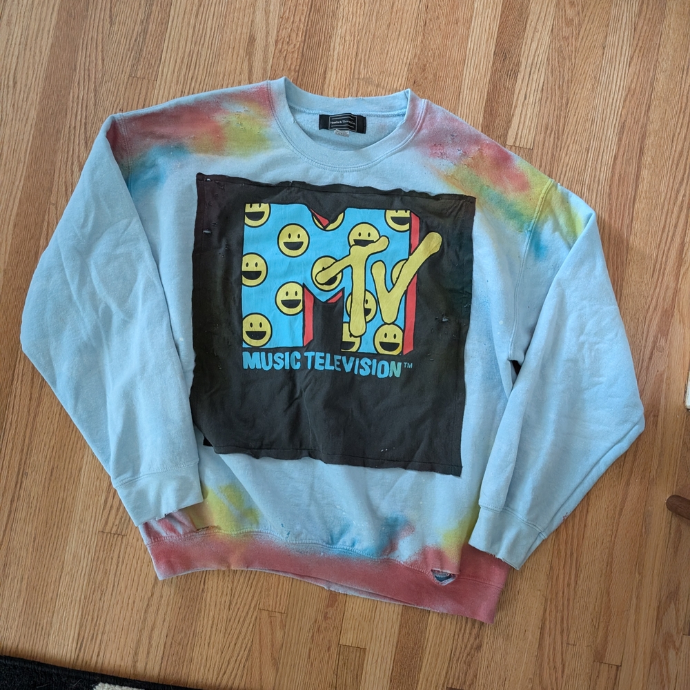 Needle & Thread Light Blue Sweatshirt